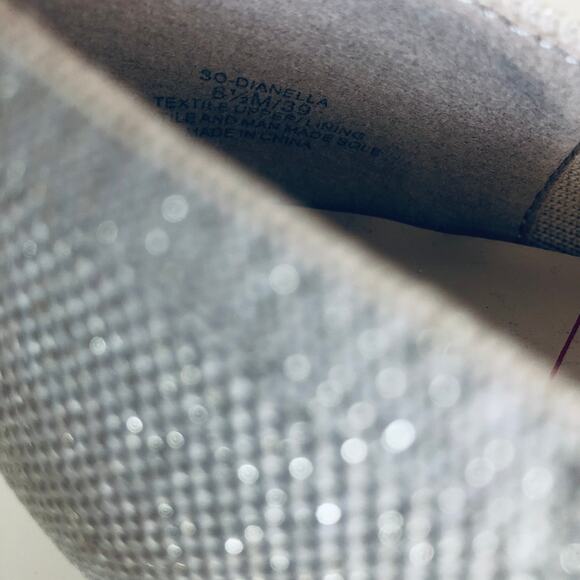 Sole Society 'Dianella' Women's 8.5 Glitter Slip On Pointed Toe Knit Flat - Picture 5 of 9